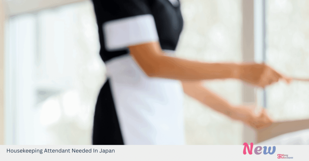 Housekeeping Attendant Needed In Japan